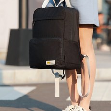 Daviglow 旅行可摺疊後背包, 黑色