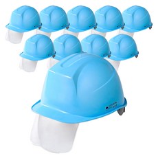 동명 신투구형 보안경 안전모 스카이블루 DMS-D-3001SH, 10개