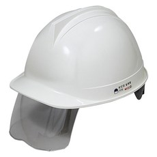 동명 투구형 보안경 안전모 DMS-D-3001SH, 아이보리, 1개