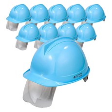 동명 투구형 보안경 안전모 DMS-D-3001SH, 스카이블루, 10개