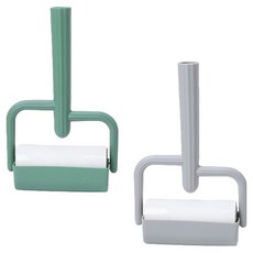 PEONIST 彩色保護蓋除塵滾筒 綠色 + 灰色套組, 1套