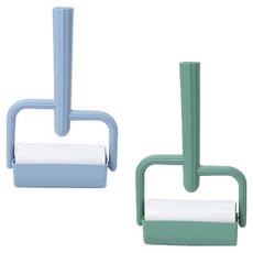 PEONIST 彩色外殼除塵滾筒 藍色+綠色組合, 1套