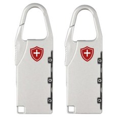 馬特洪密碼安全鎖 銀色, 2個