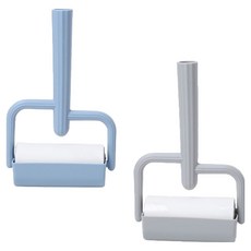 PEONIST 彩色附蓋除塵滾輪 藍色 + 灰色套組, 1套