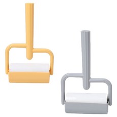 PEONIST 彩色外殼黏塵滾筒 黃色 + 灰色組, 1套