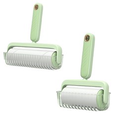 PEONIST 寬版迷你除塵滾輪兩件組 綠色, 1套