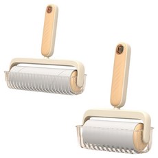 PEONIST 寬版迷你除塵滾筒2件組 橘色, 1套