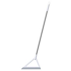 Joinmade 矽膠掃把刮水器 浴室廁所地板清潔除水推桿 988 x 271 mm, 白色, 1個