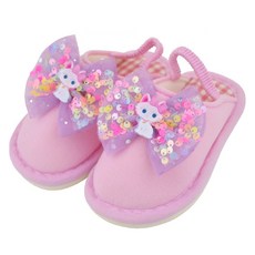 Cocobrain 女童閃亮蝴蝶結襪套