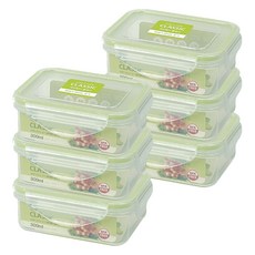 Chef's Ware 經典長方形密封容器 300ml, 6個, 單品