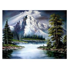 탑피아 간단한 보석십자수 DIY키트, V206, 1개