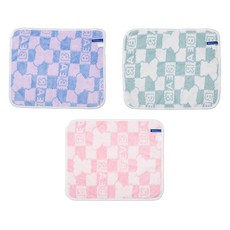 Bonita HOUSE 刷毛廚房擦手巾小熊3件組, 1套, 01 紫色, 02 薄荷綠, 03 粉紅色