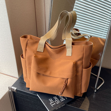 다비글로우 모던 데일리 대용량 캔버스 가방 학생 에코 숄더백