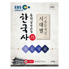 SINJIWON 2025 EBS 韓國史能力檢定測驗 深化(123級) 時代別歷屆試題集