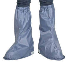 FAIRRAIN 飛銳 三度空間 速穿型高筒防雨鞋套, 聚酯纖維/聚氯乙烯材質, F-166A, 迷霧灰