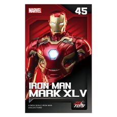 제트디토이 마블 아이언맨 마크45 피규어10cm, 1개