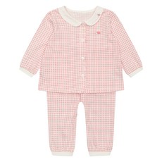 Tartine et Chocolat 幼兒款GL L格紋家居服上下套裝