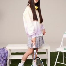 JCB 女童格紋百褶裙 S142