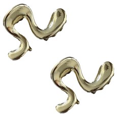 디멜디 웨이브 머리집게 반머리 클립 헤어핀 2p