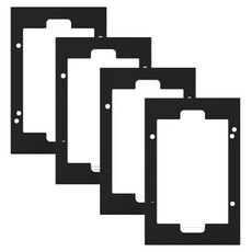 Legrand 羅格朗 Apela Simple 2孔嵌入式接地輔助座 黑色, 4個