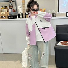 Edgeland 女童 MJ 拉鍊連帽外套