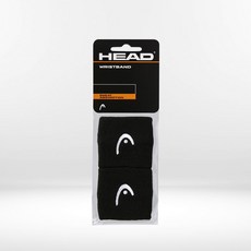 헤드 스포츠 테니스 배드민턴 손목밴드 양손세트 7cm, 블랙