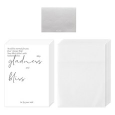 모노라이크 프레임 폴딩카드 소프트 세트, 1세트, 03 화이트