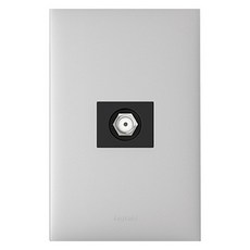 Legrand 羅格朗 Apella Simple CATV 單元 2路 8dB 嵌入式模組 銀色, 1個