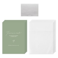 모노라이크 프레임 폴딩카드 소프트 세트, 1세트, 01 올리브