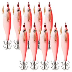 SAPA Double Kill 迷你夜光木蝦 SDK-6L018, 亮紅色, 10個, 5g