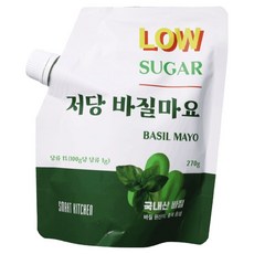 Smart Kitchen 低糖羅勒美乃滋, 270g, 1個