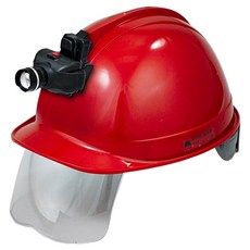 DONGMYUNG 高級型護目鏡安全帽含頭燈 KH002 紅色, 1個