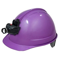DONGMYUNG 高級款頭盔型安全帽 附頭燈 KH001 紫色, 1個