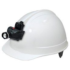 DONGMYUNG 高級頭盔型安全帽 含頭燈 KH001 象牙白, 1個