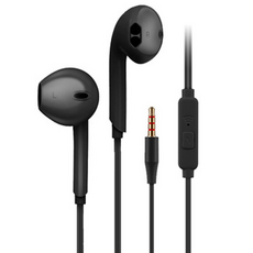 타이디홈 데일리 유선 이어폰 Q8 마이크 포함 1.2m, 블랙