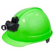 DONGMYUNG 高級型頭盔式安全帽 含頭燈 KH001 綠色, 1個
