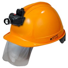 DONGMYUNG 高級型護目鏡安全帽 含頭燈 KH002 黃色, 1個