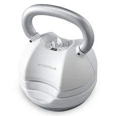 바이줌 5단 무게조절 케틀벨, 화이트, 22.6kg, 1개