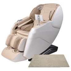 제스파 듀얼 코어 엔진 센텐토 안마의자 + 전용 러그 세트 방문설치, ZPC2245, 클라우드 화이트(안마의자)