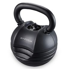 바이줌 5단 무게조절 케틀벨, 블랙, 22.6kg, 1개