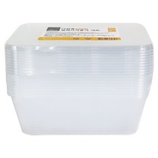 Life smile 可重複使用長方形密封方形容器 750ml + 蓋子組, 1套, 10入