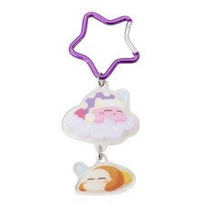 Nintendo 任天堂 睡卡比瓦豆安全扣, 紫色, 1個, 12 x 10 x 7cm