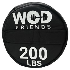 WOD FRIENDS CrossFit沙袋, 黑色, 90kg