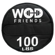 WOD FRIENDS Crossfit沙袋, 黑色, 45kg