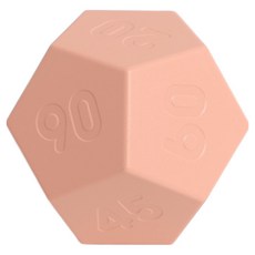 연하 12면 타임볼 무선 미니 타이머, 1개, 핑크계열