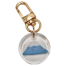 Square Studio 方坊 金屬壓克力掛飾 軟綿綿富士山 導角 直徑25mm