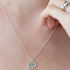 로아주 여성용 discliche large melting necklace