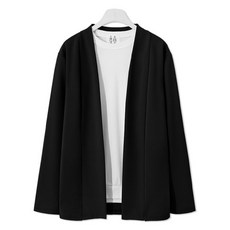 M.N.C 男士防皺Ponte布料開襟針織衫