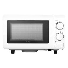 cooing home appliances 無旋轉平板微波爐 按鍵式 20L 白色 小型, MC-201FLW