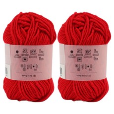 브랜드얀 요즘 뜨는 밀키얀, 10번 레드, 2개